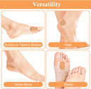 18 Pcs Bunion Cushions Pads, Self-Adhesive Protector Patches Bunion Pain Relief Pads to Wear with Shoes Foot Callus Patches Foot Blister Pads Guards Protect Feet for Men and Women — 6