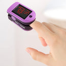 Zacurate Pro Series 500DL Fingertip Pulse Oximeter Blood Oxygen Saturation Monitor with Silicone Cover, Batteries and Lanyard (Mystic Purple) — 3