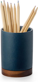 Ceramic Pen Holder for Desk, Pencil Cup, (Royal Blue, Set / 1) — 1