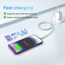 USB C Type C to Lightning Adapter MFi Certified 4 Pack 27W Fast Charging Support Data Sync,Lightning to USB Type C Cable Adapter for iPhone/iPad/for Airpods,with Anti-Lost Loop,Not for Audio/OTG photo 3