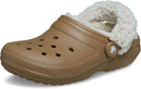 Crocs Unisex Adult Classic Fleece Lined Clogs, Fuzzy Slippers for Women and Men – Sepia — 1