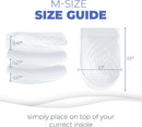 Heel Wedge Insoles for Supination & Pronation, Adjustable Gel Inserts - Clear — 7