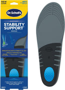 Dr. Scholl’s Stability Support Insoles for Men, Size 8-14: Immediately Relieve Discomfort, Cradle Feet & Improve Ankle Alignment, Due to Overpronation, Low & Fallen Arches, Reduces Lower Body Stress - Men (Size 8-14) — 1
