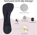 2 Pairs 3/4 Gel High Heel Insoles and 2 Pairs Heel Grips, Self-Adhesive Arch Support. Relieves Foot Pain, Fits Pumps, Sandals, Dress Shoes, Flats, Sneakers (Black, Women's 5-9) - Black | Women's 5-9 — 3