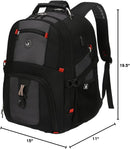 SHRRADOO Extra Large Travel Laptop Backpack for Men, Work College Backpacks | Grey | Travel Backpacks — 7