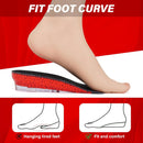 ERGOfoot Height Increase Insoles for Men Women, 3/4 Length — 5