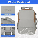 Taygeer 35L Carry On Travel Backpack for Women, Fits 15.6 Inch Laptop | Large | Puttybrowm Khaki — 7