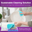 Silicone Sponges for Dishes - 4 Pack Dual-Sided Dish Scrubber - Food Grade, BPA Free Silicone Sponge & Housecleaning — 5