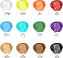 Artecho 12 Colors Acrylic Paint Set 500ml / 17oz Large Bottle | 17 Fl Oz (Pack of 1) — 2