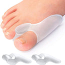 Promifun Bunion Cushion Protector, 10 Packs of Bunion Corrector Pads with Separator for Big Toe, Gel Shield for Foot Pain Relief, Calluses, Corns - Clear — 1