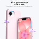 ORNARTO for iPhone 17e Case and for iPhone 16e Case 6.1'', Chalk Pink — 4
