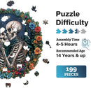 Jigfoxy Wooden Puzzle for Adults, Skull Wood Puzzle Adult — 2