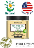 First Botany 100% Natural Tea Tree Oil Body & Foot Scrub with Salt - Best for Acne, Dandruff and Warts, Corns, Calluses, Athlete foot, Jock Itch & Body Odor — 4