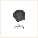 Artecho Black Acrylic Paint, Lamp Black Paint (120ml / 4.05oz) Tubes, Art Craft Paints for Canvas, Rock, Stone, Wood, Fabric, Art Supplies | 4.05 Fl Oz (Pack of 1) — 2