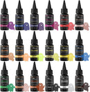 Honcaring Transparent Colored UV Resin, 18 Colors 360g Hard Type UV Resin — 1