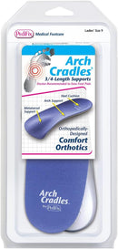 PediFix Arch Cradles | 3/4-Length Orthopedic Arch Support for Flat Feet, Heel & Ball-of-Foot Pain - Small (Women's 7-8, Men's 6) — 7