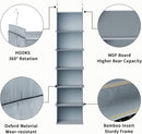 YOUDENOVA Hanging Closet Organizer, Closet Organizers and Storage, Grey — 6
