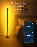 Corner Floor Lamp, Smart RGB LED Corner Lamps for Living Room — 8