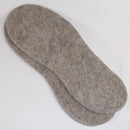Alpaca Wool Warm Shoe Insoles Soft Winter Replacement Inserts for Boots - Light Brown Alpaca — 2