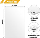 Foam Board 24x36 Inch, 3 Pack White Poster Board, 0.23 Inch Thick | 3pack White — 3