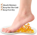 Janmercy 3 Pairs Wool Fleece Insoles, Adjustable Warm Fuzzy Inserts — 6