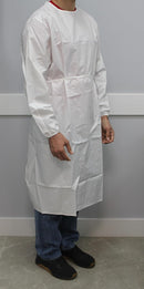 ProStar Reusable Isolation Gown [5 Pack], AAMI Level 1, Polyester, White, One-Size — 3