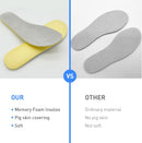 Women's Shoe Insoles for Hey Dude Wally Replacement, Light-Weight Work Shoe Insoles Comfortable Memory Foam Footwear Inserts for Women, Shock Absorption and Cushioning Insoles (W8) - US W6 / EU37 — 5