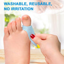 Gel Bunion Protector Shield, 12 Pack of Bunion Pads and Cushions, Bunion Guard for Big Toe, Relieve Foot Pain from Friction, Rubbing and Pressure (FSA or HSA Eligible) - Blue | Blue(12pcs) — 5