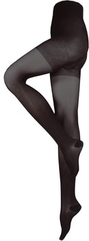 NuVein Sheer Compression Pantyhose, 20-30 mmHg Support, Women's Sheer Nylon Hosiery Tights, Black, X-Large | 20 - 30 mmHg — 1