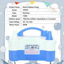 Electric Balloon Pump, Portable 2 Modes Balloon Blower Machine with 14 Balloon Arch Kits, Air Pump for Balloon, Balloon Inflator for Party Decoration | Blue — 4