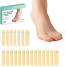 Gel Blister Hydrocolloid Bandages - Welnove 21ct Blister Cushions (Bunion Pack) - Blister Bandages for Heel, Toe & Foot - Blister Pads for Prevention & Recovery - Water Resistant | 21 Count — 1