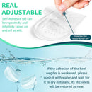Skyfoot 3 Layers Adjustable Heel Wedge Inserts for Supination & Pronation Correction, Adhesive Medial & Lateral Heel Insoles for Bow Legs, Knee Pain, Foot Alignment (L: W 7-11, M 7-10, Crystal) — 3