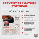 Kg's Boot Guard Brush On Toe Protection – Brush On Liquid for Tough, Long-Lasting Safety Protection on Boots — 5