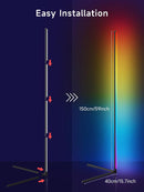 Tyute Corner Floor Lamp, RGB LED Corner Lamp with Music Sync, Smart App and Remote Control Color Changing Ambience… — 7