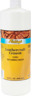 Leathercraft Cement Leather Glue 32 oz Bottle — 1