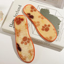 Wool Insoles 5 Pairs 17cm Orange Winter Shoe Pads for Boots — 6