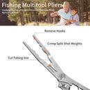 Needle Nose Pliers Fishing,Hook Remover Fishing Pliers | black — 3