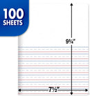 Mead Primary Journal Creative Story Tablet Composition Notebook, 7.5" x 9.75", Grades K-2, 100 Sheets, Color Selected For You (10297) | Pack of 1 — 3