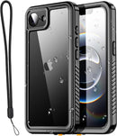 AICase for iPhone 16e Case/iPhone 17e Case Waterproof, Clear Water Proof Shockproof Dustproof Snowproof Full Body Rugged Transparent Underwater Phone Case for iPhone 16e/17e Built-in Screen Protector — 1
