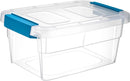 Tribello Clear Plastic Storage Bins with Lids Stackable Storage Bins (15 Quart) — 7
