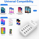USB Charging Stations 50w10A 10 Ports Multiple Charging Block/Power USB Strip for iPhone Android Smartphone Tablet Smart Watch AirPods Samsung and Multiple Charger Plug… photo 5