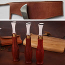 UOOU 4 Pcs Leather Edge Creaser, 1.0/1.5/2.0/2.5mm Leather Creaser Tool | All sizes — 7