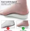 Height Increase Insoles for Men and Women, Foot Arch Contour Shoes Lifts for Men Orthopedic Heel Lift Cushion Gel Leg Discrepancy Balancer (Grey,3 Pairs - 1.5cm 2.5cm 3.5cm) (Grey) — 3