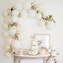 Voircoloria 130pcs White Party Balloons Garland Arch Kit, 18 12 10 5 Inch | 03 White | 5/10/12/18 inch - 130pcs — 5