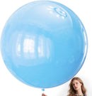 Light Blue Balloons 9pcs 36 Inch Extra Large Big Jumbo Giant Baby Sky Aqua Blue Balloons for Graduation Baby Shower Gender Reveal Weddings Birthday Party Decorations | 36inch（Giant） | D08-light Blue — 1