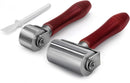 Leathercraft Rollers Leather Gluing Roller Creasing Wheels 2 Sizes Pack and Glue Spreader — 1