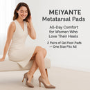 Metatarsal Pads for Women, Ball of Foot Cushions, Beige, 2 Pairs 4