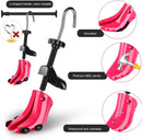 JJDPARTS Plastic & Wooden Shoe Stretcher, Pair 4-Way Shoe Expander Widener Shoe Tree Extender for Women Men | rose | High Heel — 2