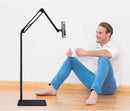 Tablet Floor Stand with 5LB Metal Base, Overhead Bed Phone Stand Angle Height Adjustable Holder, Universal Floor Stand Compatible with iPhone iPad Pro Air Mini, Samsung Tab, Kindle, E-Readers… photo 5