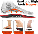 Kimihome Plantar Fasciitis Relief Insoles - High Arch Support Inserts - FSA Eligible Items Only List - Heel Cups & Shoe Inserts for Heel Pain Relief - Planter Facetious Relief Support Inserts - S - Black - XL:Men's 13 - 14.5 | Women's 14 - 15.5 — 5